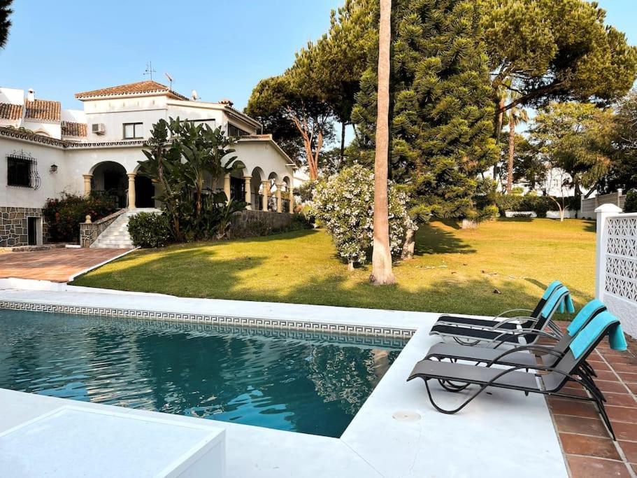 Villa Santa Cristina Cerca Del Mar Marbellac Extérieur photo